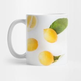 Yellow Lemons Pattern Mug